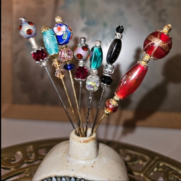 Handmade beaded bookmark, succulent garden decor, multiple uses, great gifts π - Picture 5 of 5